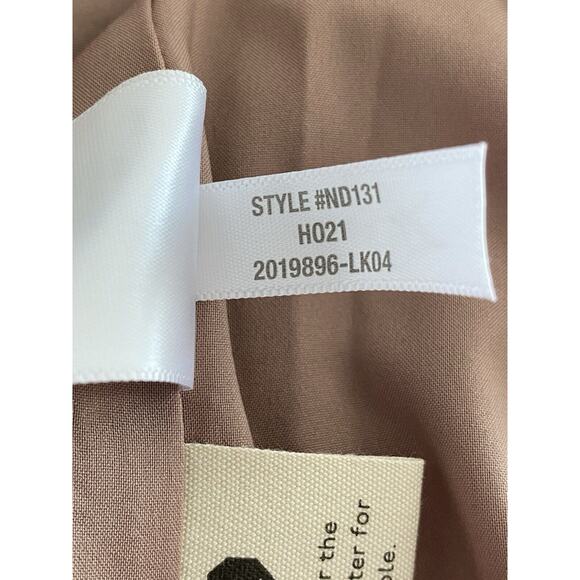 Madewell Wool Blend Brown Windowpane Plaid A-Line Skirt Women's Size 4 - Picture 12 of 16